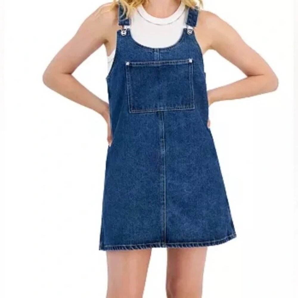 REGENERATION BY CELEBRITY PINK OVERALL STYLE DRESS SZ M ⭐️